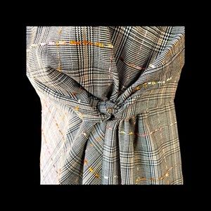 Anthropologie Maeve Plaid Tweed Dress